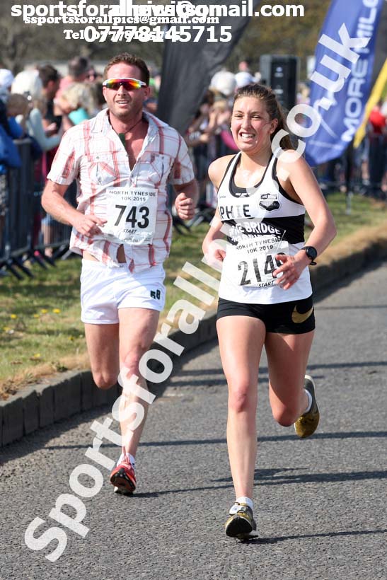 North Tyneside 10k Road Race, Whitley Bay. Photo:  David T. Hewitson/Sports for All Pics